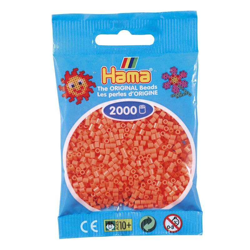 Hama Mini - strijkkralen - 2000 stuks - pastel red 44