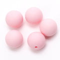 siliconen kralen 5 stuks - 12 mm roze