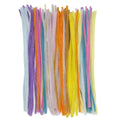 Chenilledraad - 100 stuks - pastel mix