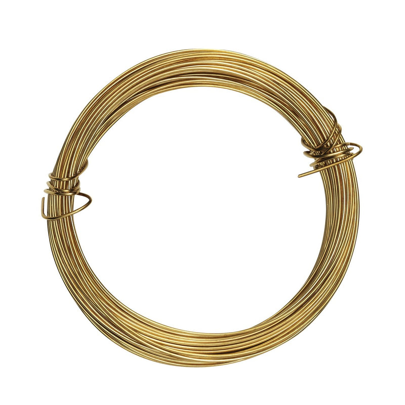 Wikkeldraad - 0,6 mm - 10 meter - goudkleurig