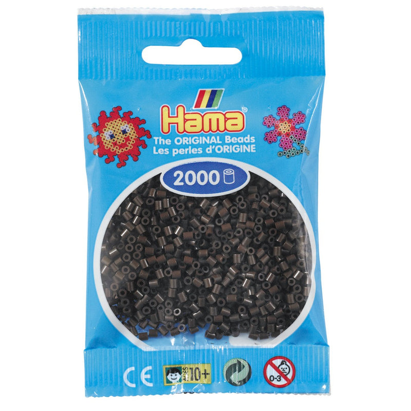 Hama Mini - strijkkralen - 2000 stuks - brown 12