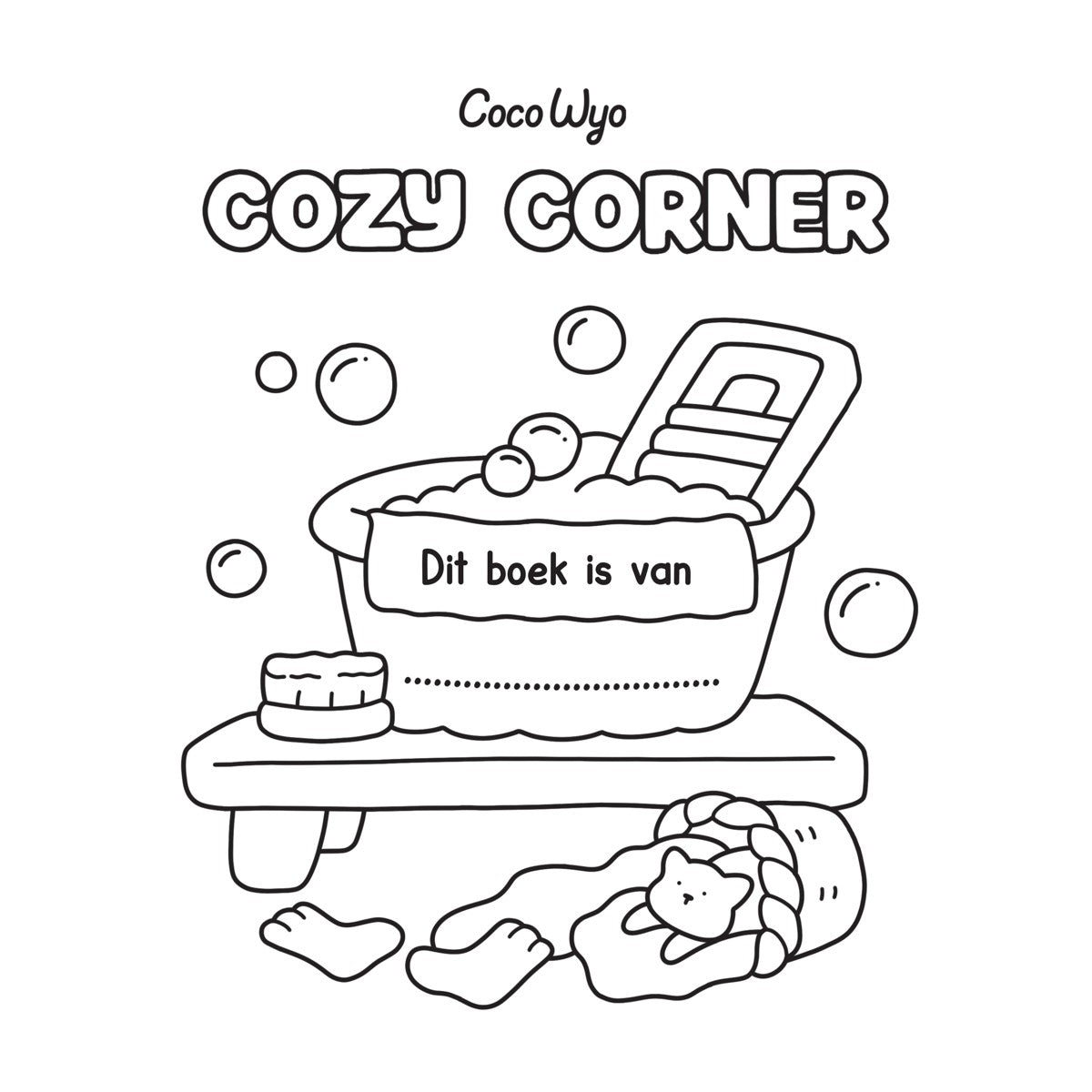 Kleurboek - Cozy Corner Cute & Comfy kleurboek
