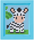 Pixelhobby XL set met lijst - zebra
