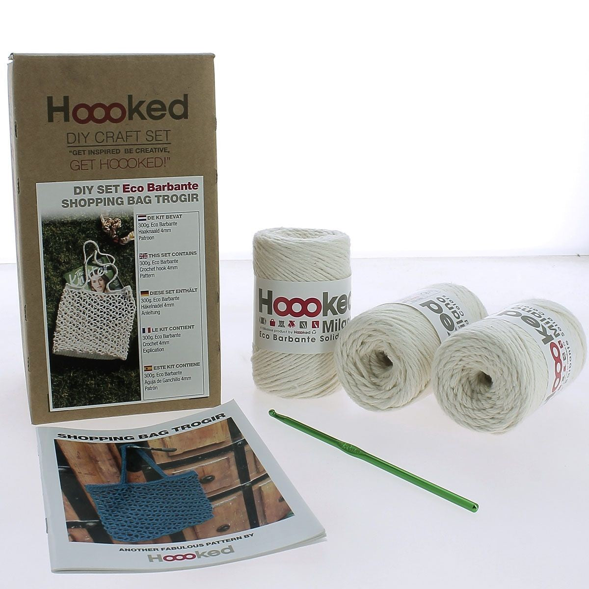 Hoooked DIY kit - Trogir tas - almond