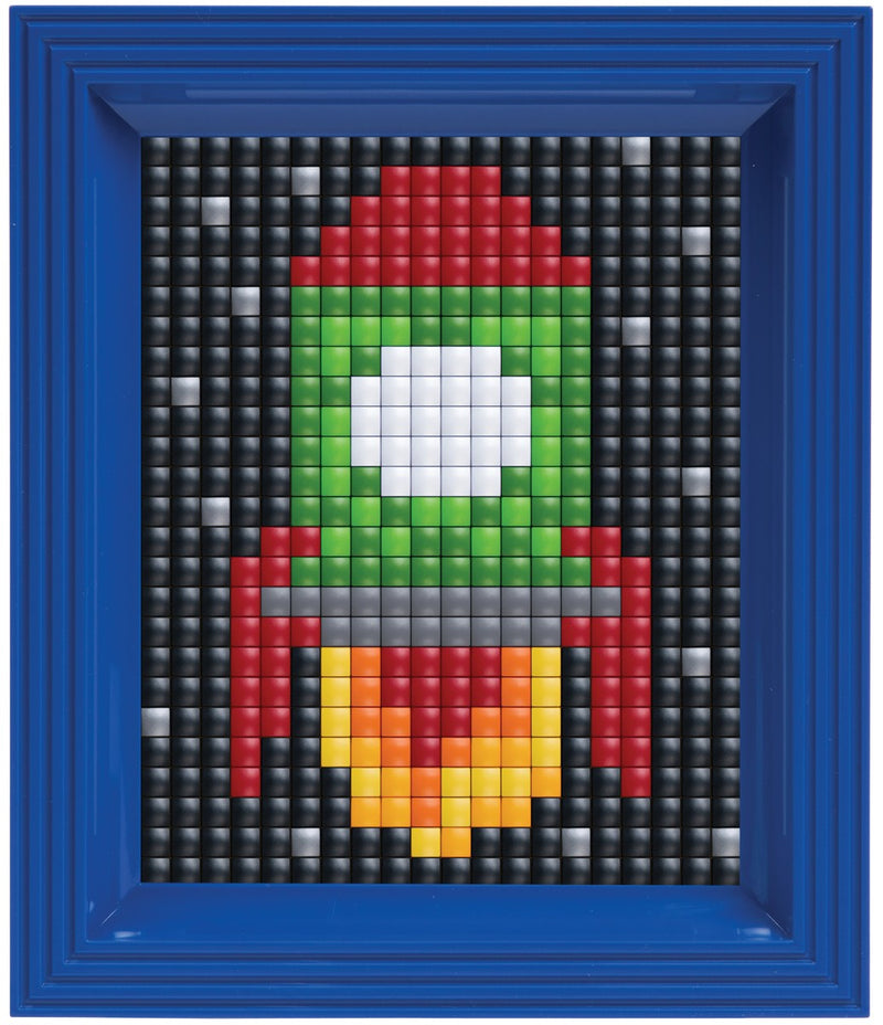 Pixelhobby XL set met lijst - raket