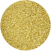 FunCakes sprinkles - sugar strands - metallic gold