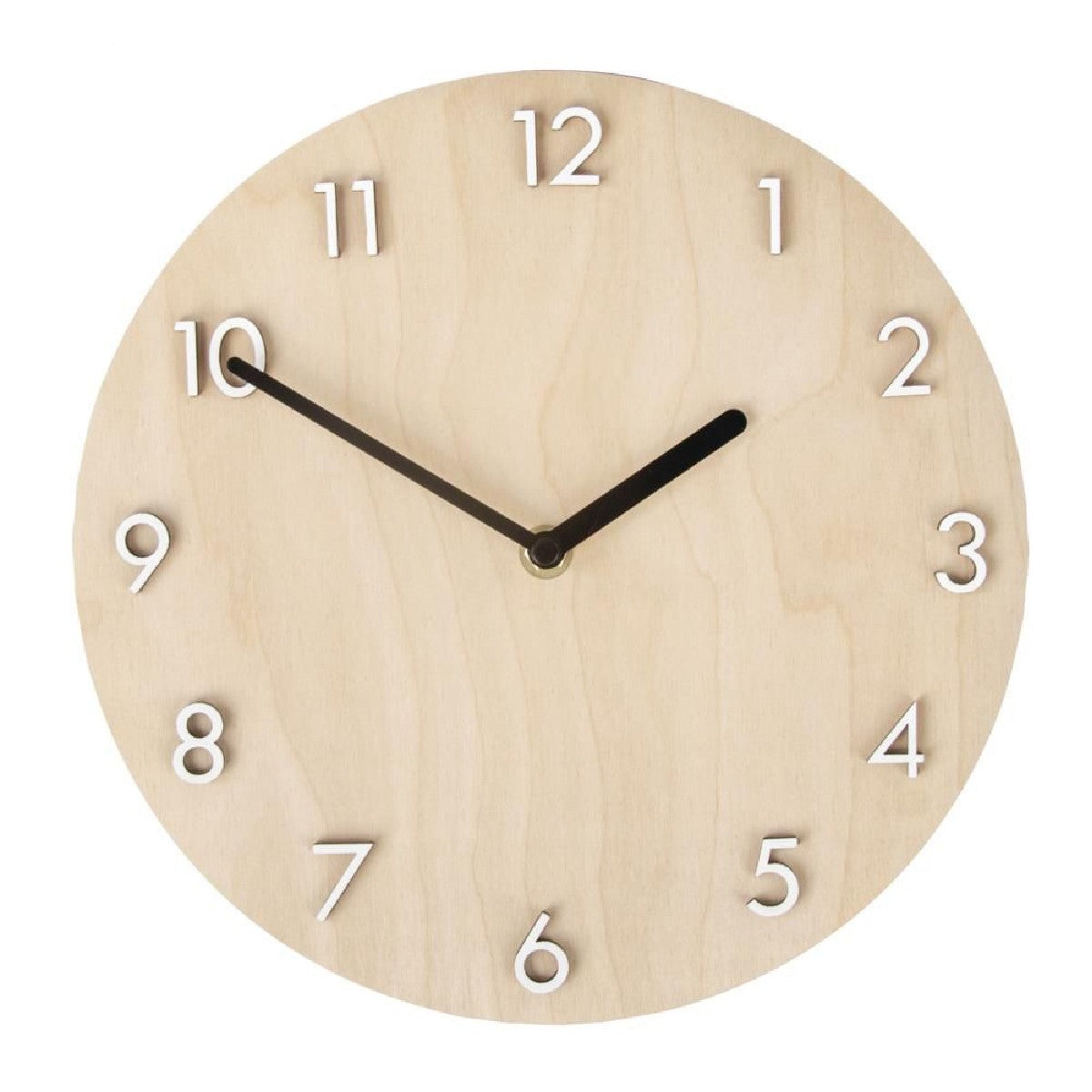Houten cijfers + strepen set voor klok