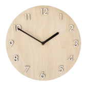 Houten cijfers + strepen set voor klok