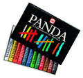 Panda oliepastels - 12 stuks