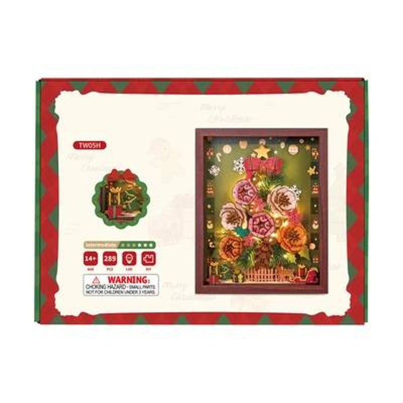 Robotime houten 3D puzzel - Everglow Christmas Tree