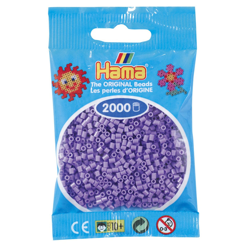 Hama Mini - strijkkralen - 2000 stuks - pastel purple 45