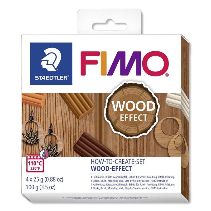 FIMO Soft set - how-to-create wood-effect