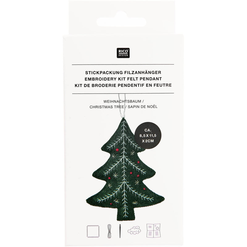 Rico Design vilt pakket - kerstboom hanger