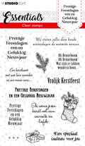 SL Essentials - clear stamp - #85 - Prettige feestdagen