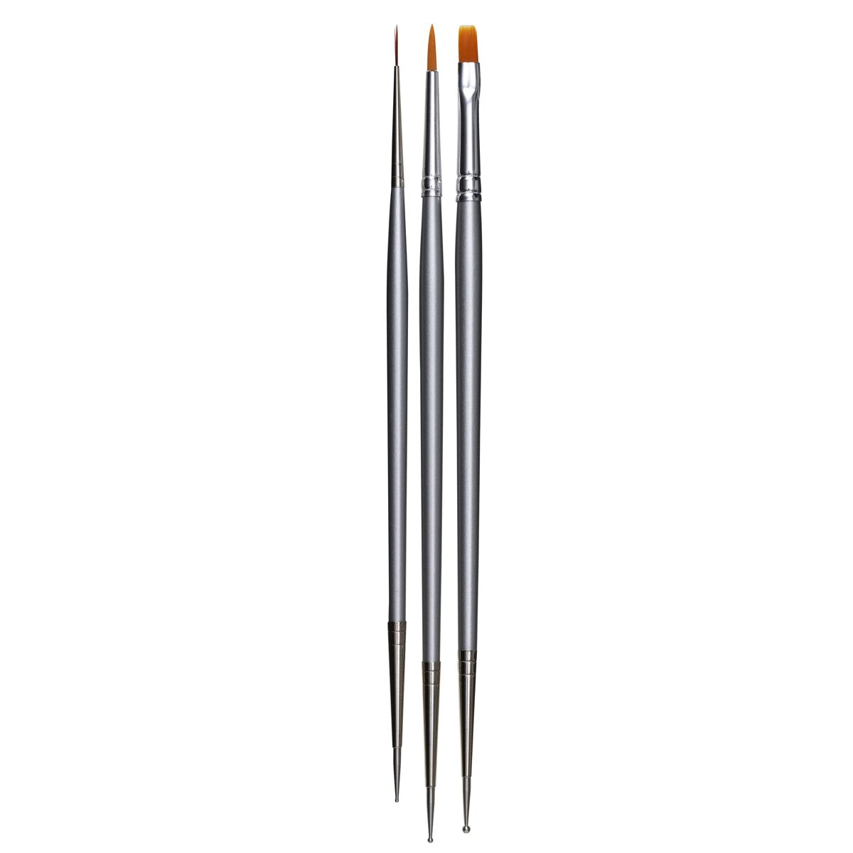 Penselen set - multifunctioneel - 3 stuks
