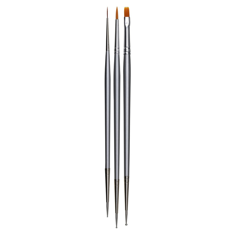 Penselen set - multifunctioneel - 3 stuks