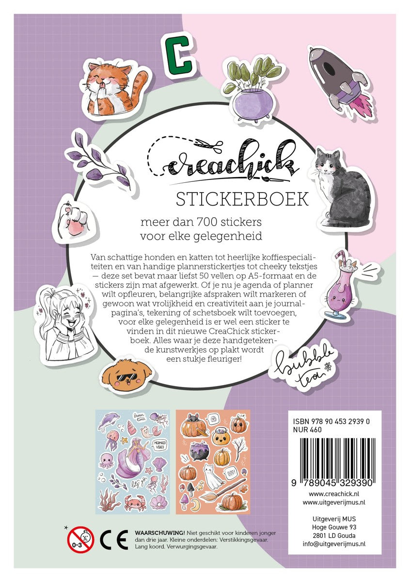 CreaChick stickerboek聽聽聽聽聽聽聽聽聽聽聽聽聽聽聽聽聽聽聽聽聽聽聽聽聽