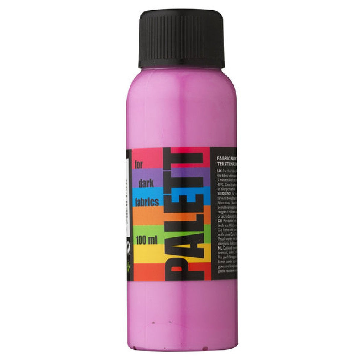 Palett textielverf - donkere stoffen - 100 ml - roze