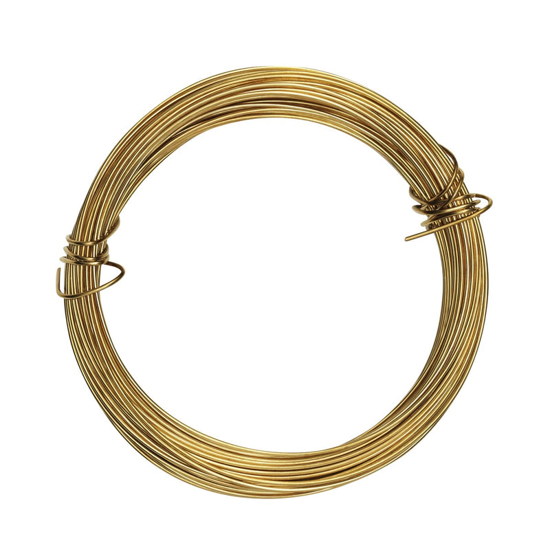 Wikkeldraad - 0,8 mm - 6 meter - goudkleurig