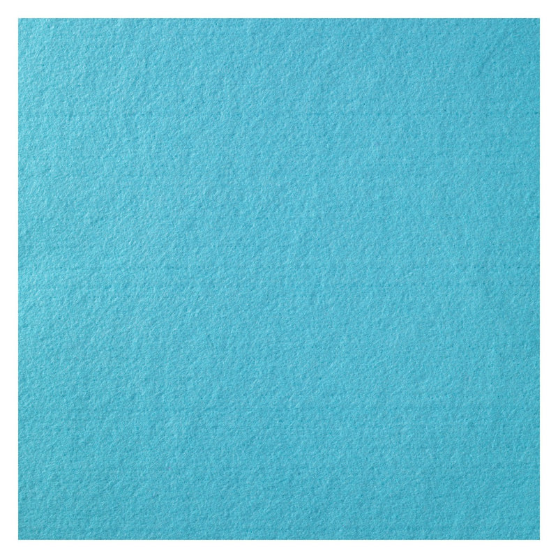 Stevig vilt - 40x40 cm - 3 mm - turquoise