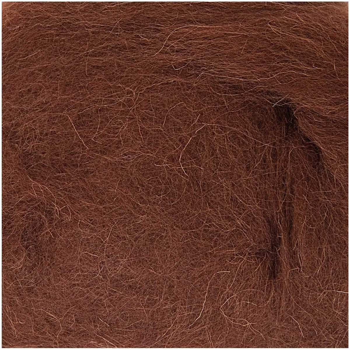 Viltwol - 50 gram - bruin