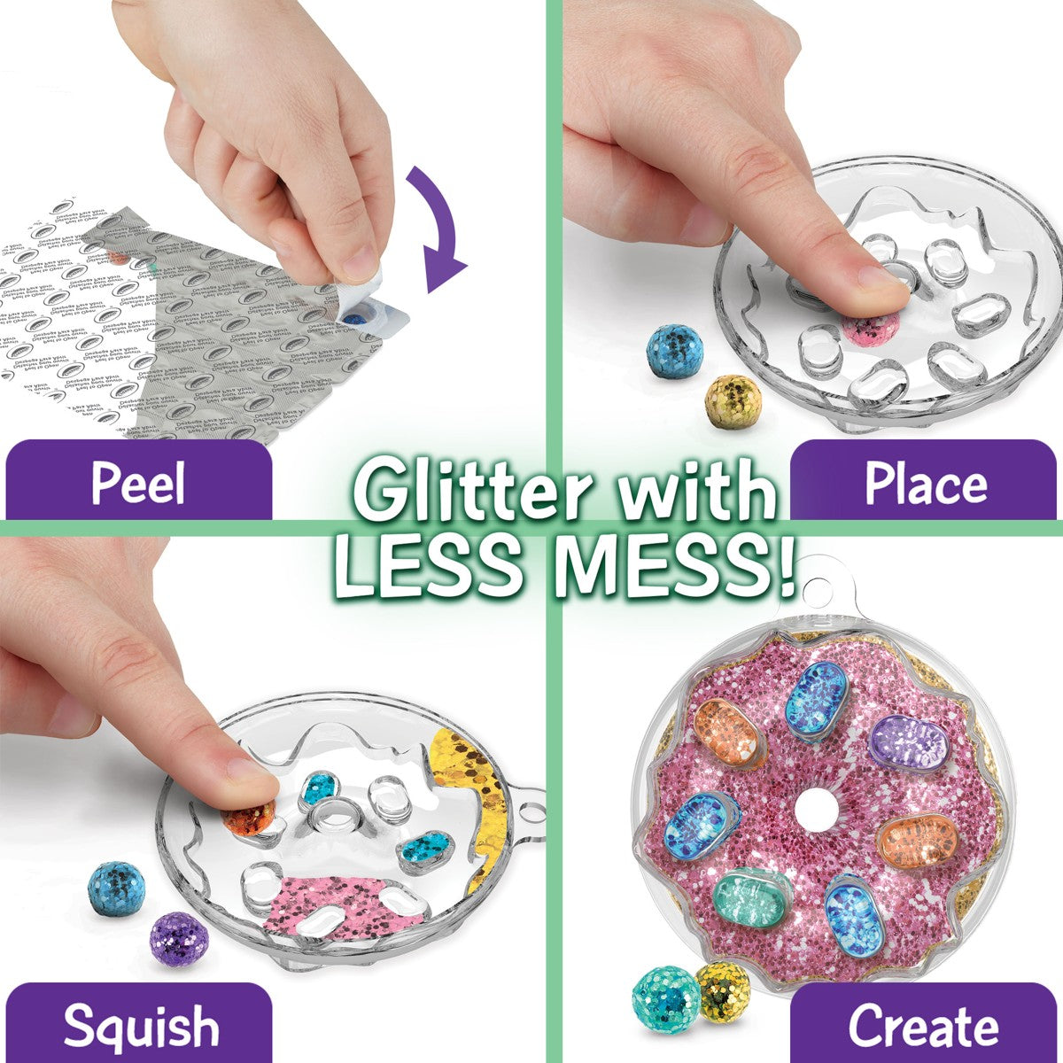 Crayola Glitter Dots - 3D vlinders