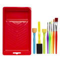 Junior set met verschillende verf accessoires