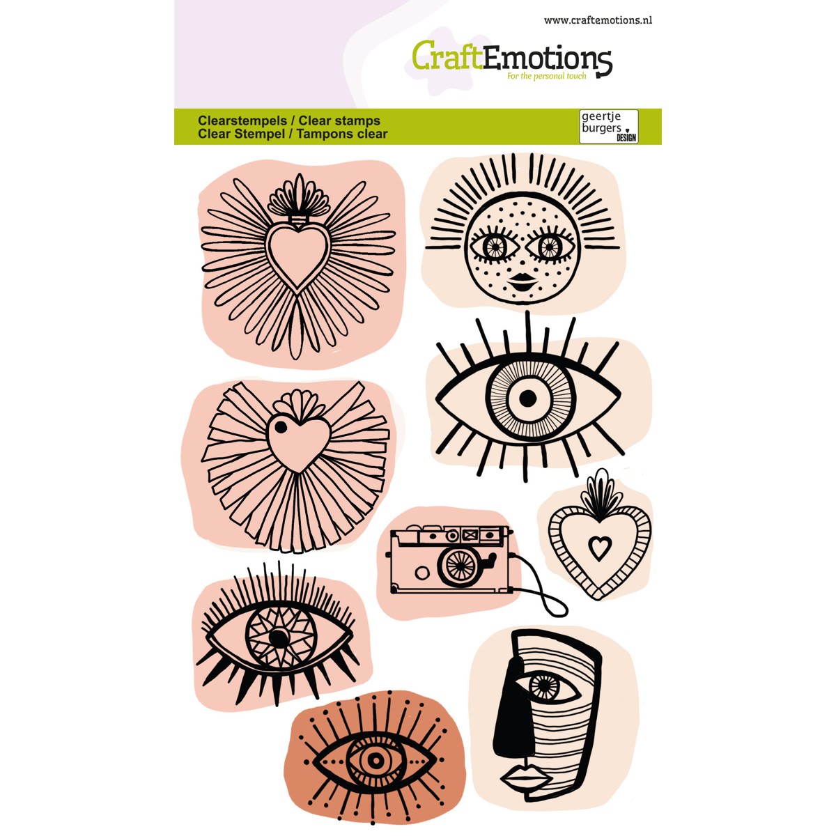 clearstamps - A6 trendy icons