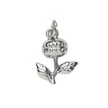 Charm Series hanger - piranhaplant zilverkleurig
