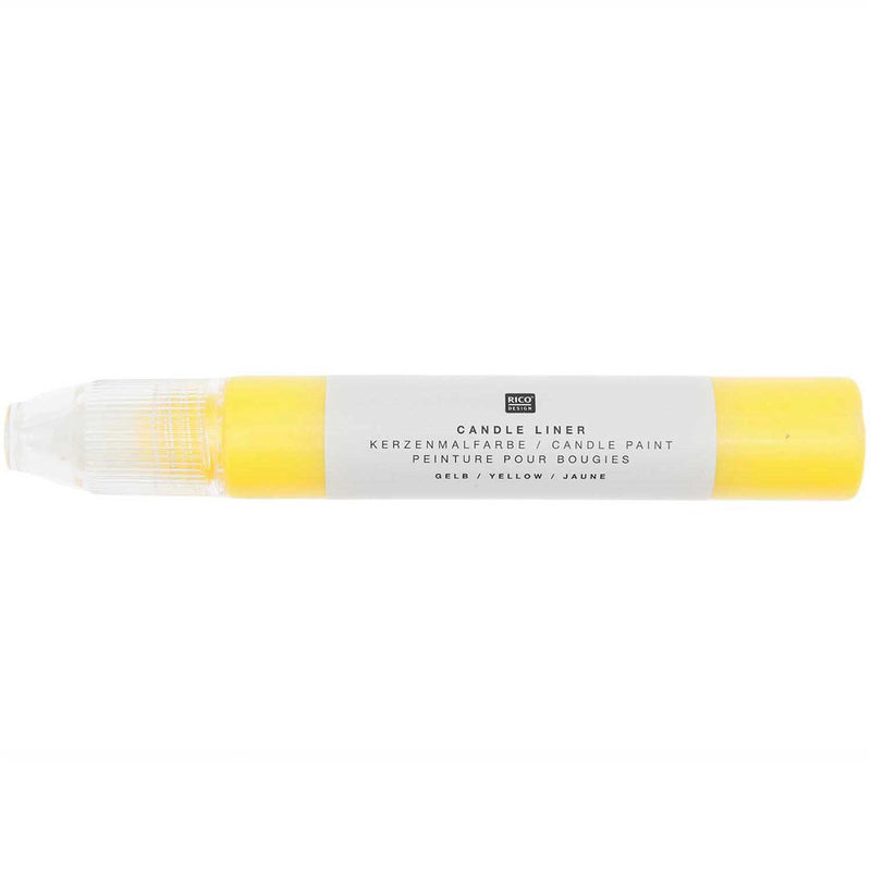 Candle liner - 30 ml - geel