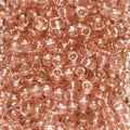 Rocailles - 6/0 - roze transparant