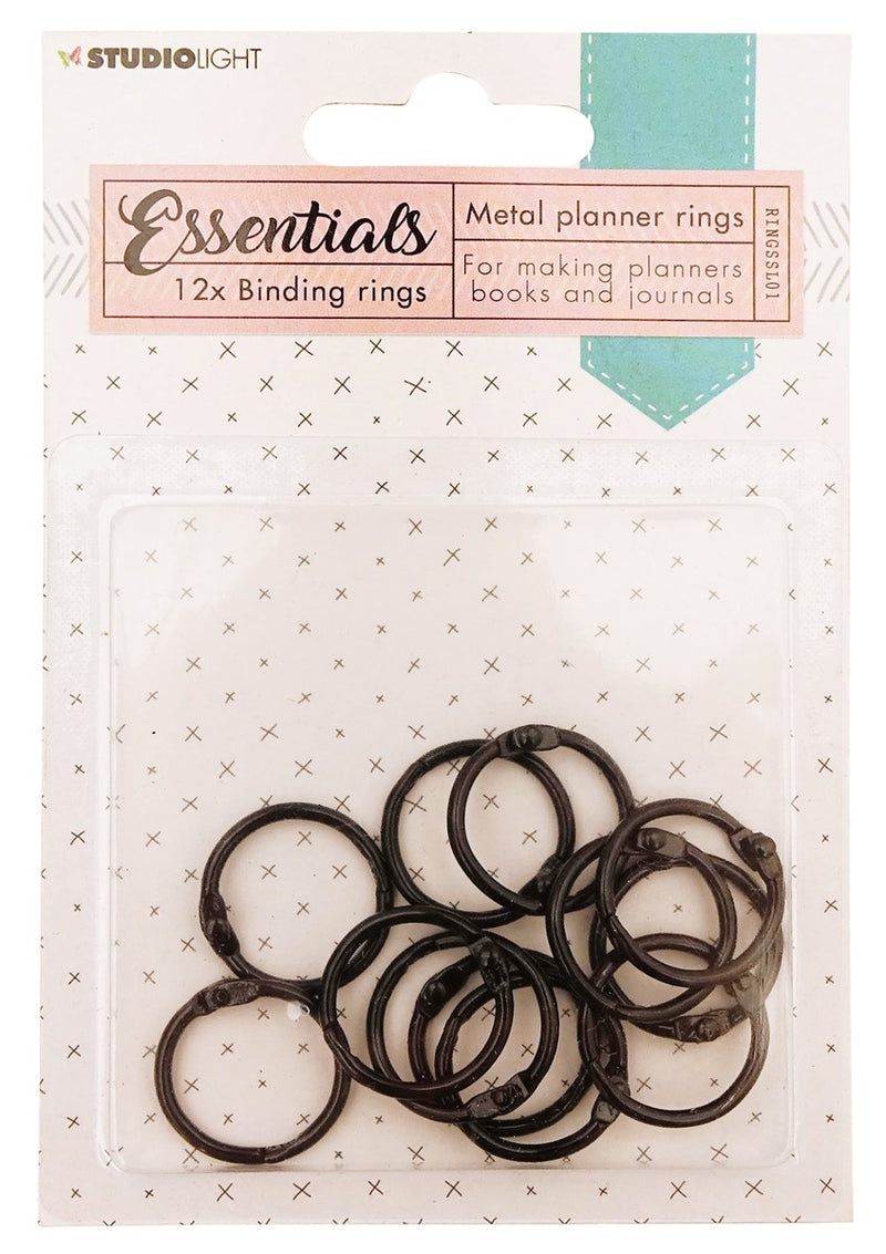 binding rings planner essentials - 23 mm zwart