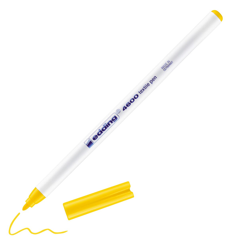 edding 4600 textile pen - 1 mm - geel