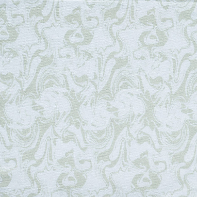 Stof katoen - 50x70 cm - swirl blauw
