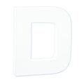 Décopatch - staande letter - 12 cm - D