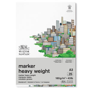 Winsor & Newton bleedproof markerpapier 160 gram - A3