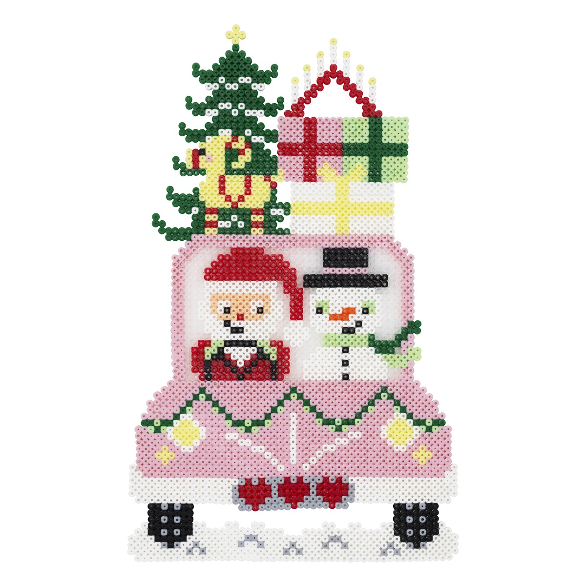 Panduro strijkkralen kit - Santa's Xmas Ride