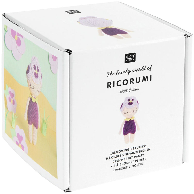 Ricorumi haakpakket Blooming Beauties - viooltje