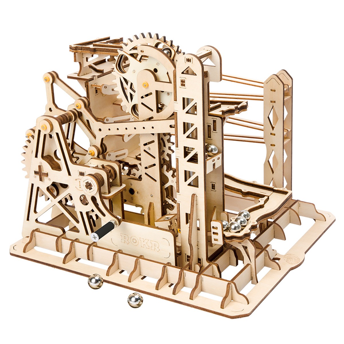 Robotime houten 3D puzzel - Marble Run Lift  