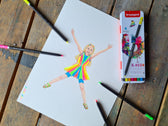 Bruynzeel Creatives - kleurpotloden - 6 stuks - neon