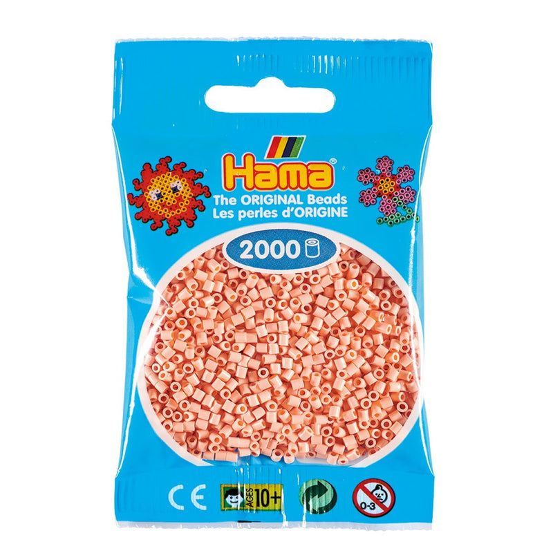 Hama Mini - strijkkralen - 2000 stuks - light peach 78