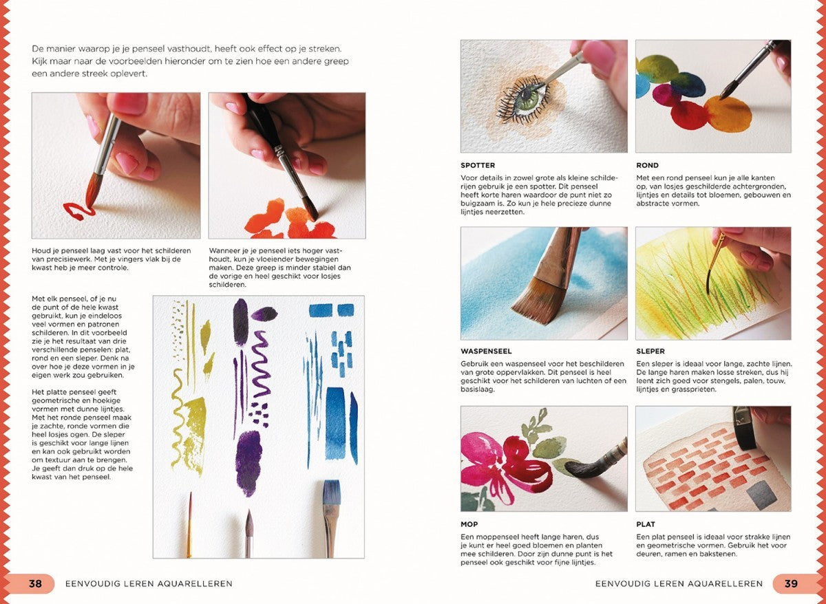 Boek - Eenvoudig leren aquarellen