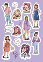 CreaChick stickerboek聽聽聽聽聽聽聽聽聽聽聽聽聽聽聽聽聽聽聽聽聽聽聽聽聽