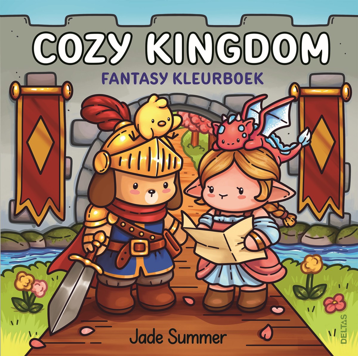Kleurboek - Cute & Cozy - Kingdom Fantasy