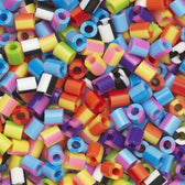 Panduro strijkkralen - 1000 stuks - 50 mix stripes basic
