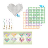 Pixelhobby hartjes medaillon thema box - droomtuin