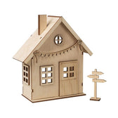 Rayher houten 3D puzzel - kabouterhuisje