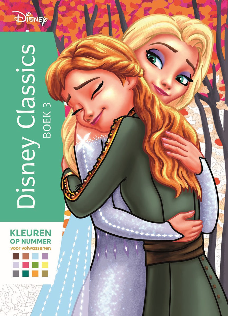 Kleurboek - Kleuren op nummer voor volwassenen - Disney Classics 3