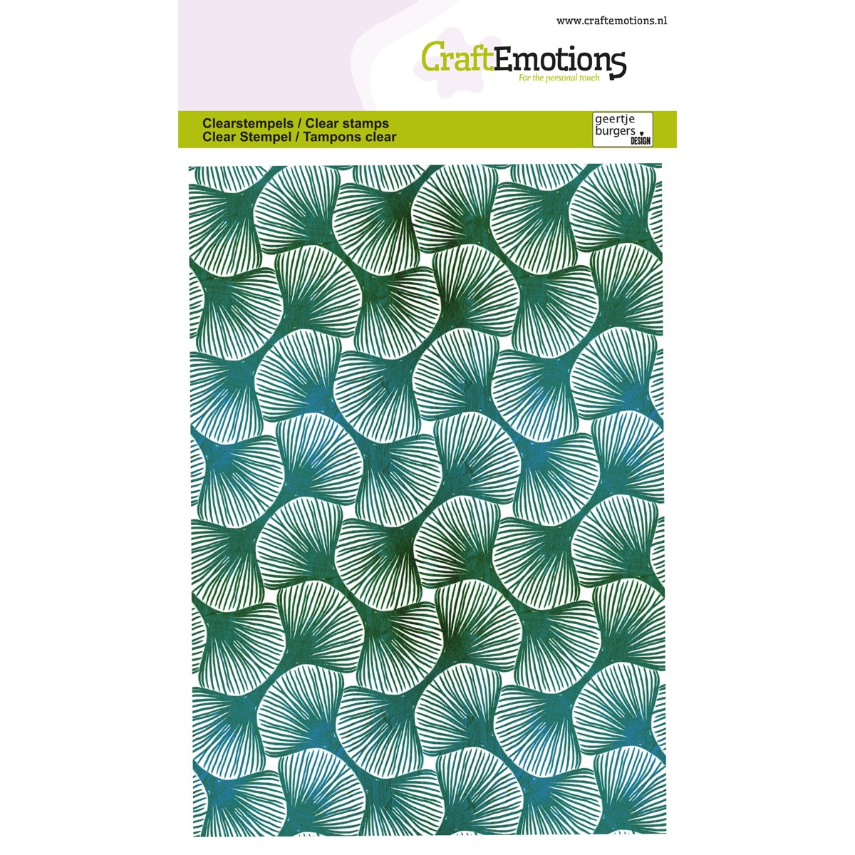 clearstamps - A6 bladpatroon