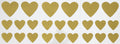 Scratch off stickers - gouden hartjes
